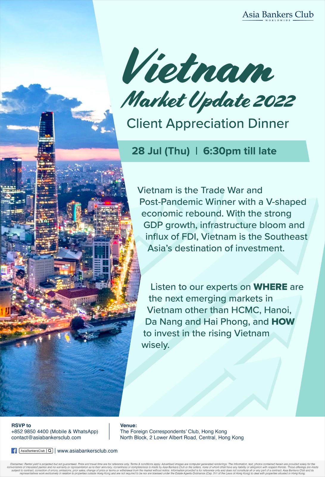 Client Appreciation Dinner - Vietnam Market Update 2022 | Asia Bankers Club